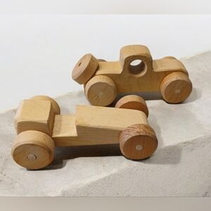 Wooden Toy Cars Set